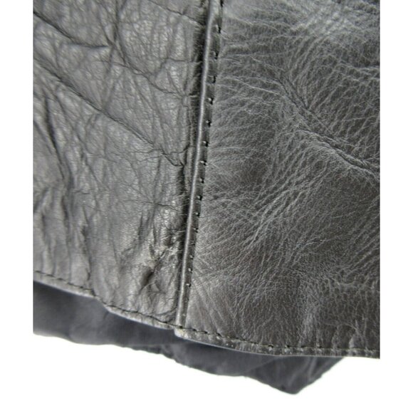 Unik Vest 42 Genuine Leather Jacket Motorcycle Western Snap Front * - Picture 7 of 11